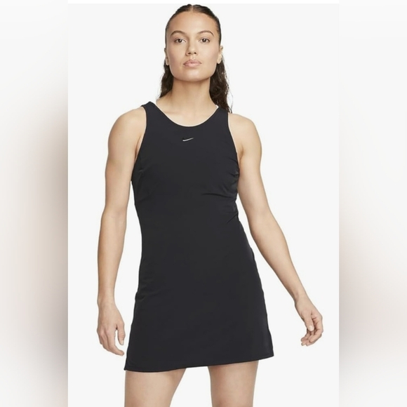 Nike Women Dri-Fit Bliss Training Dress.Black. Size XS. NWT - Picture 1 of 8